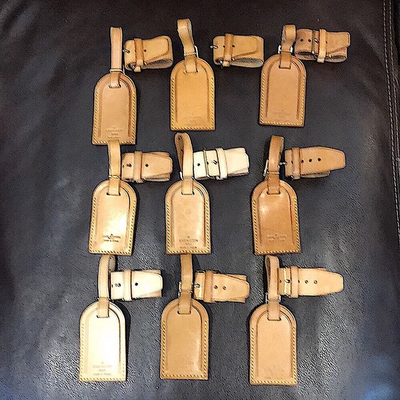 LOUIS VUITTON Luggage Tag Poignet - Two sets PER ORDER if bundled w other item - Picture 1 of 16